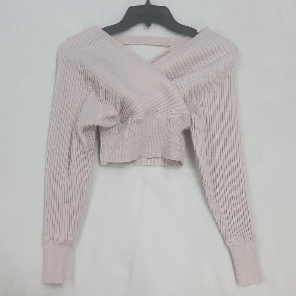 Windsor Light Pink Ribbed Knit Top - Picture 3 of 14